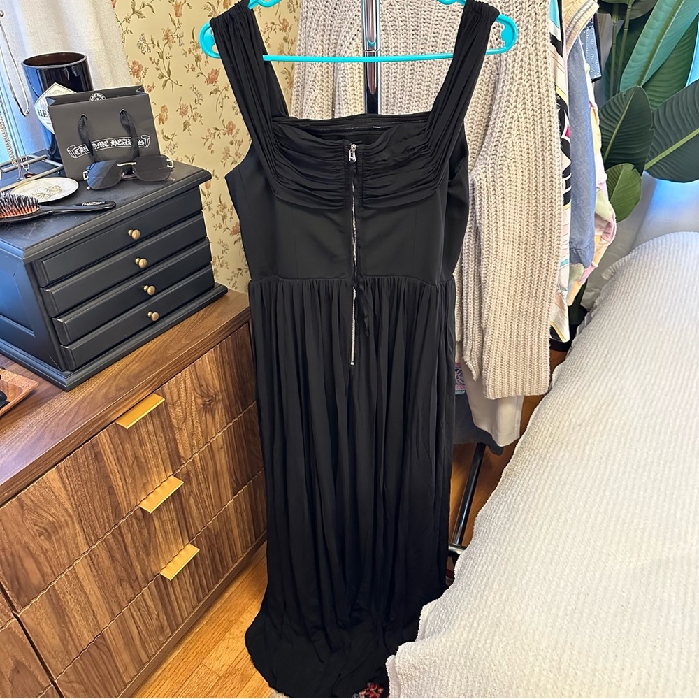 NWT La Ligne Grace Off-the-shoulder Stretch-jersey Midi Dress Sz L - Picture 5 of 7